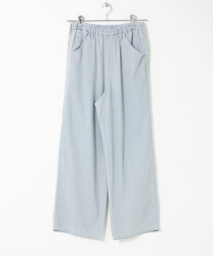 Wrangler×EKAL 輕薄牛仔寬鬆闊腿褲