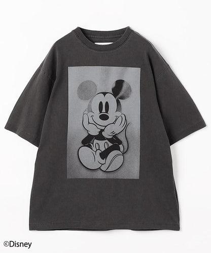MICKEY MOUSE 前幅印花短袖T恤 JT261C41