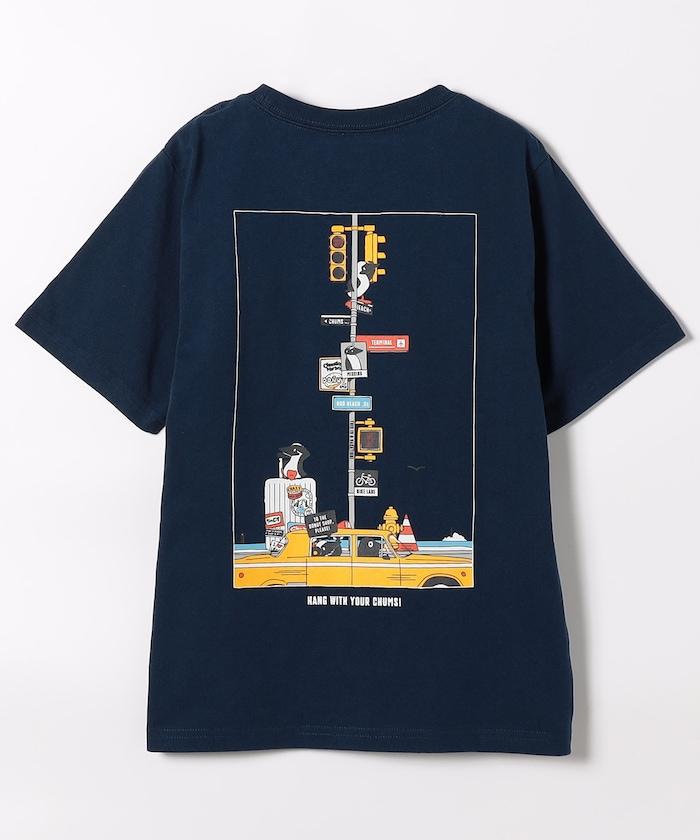 兒童主題印花口袋T恤 Kids Booby Lost City Trip Pocket T-Shirt