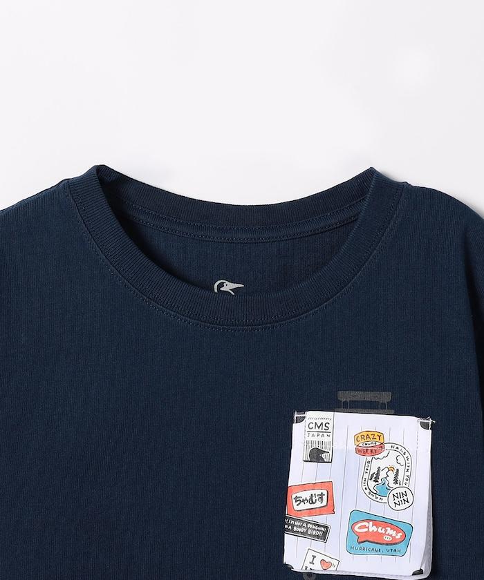 兒童主題印花口袋T恤 Kids Booby Lost City Trip Pocket T-Shirt