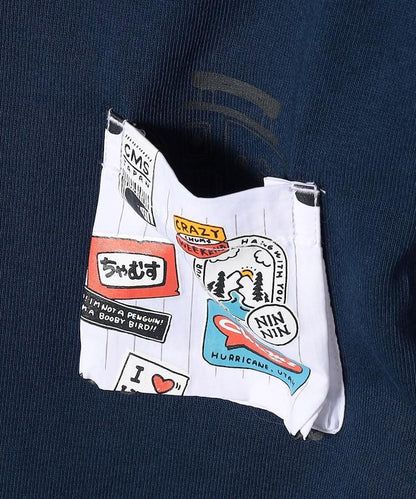 兒童主題印花口袋T恤 Kids Booby Lost City Trip Pocket T-Shirt