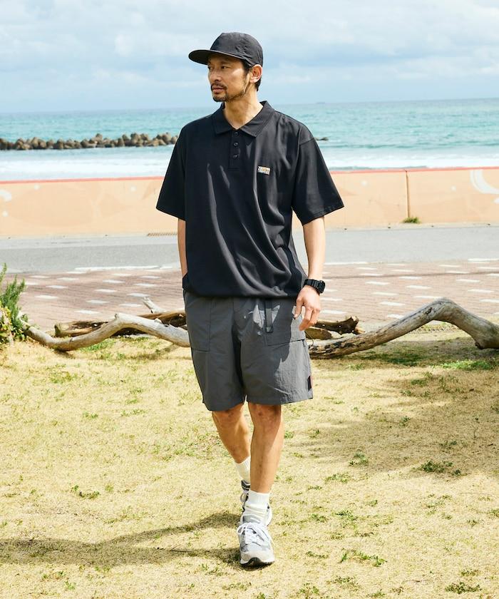 寬鬆版型 織帶腰帶 再生尼龍 休閒短褲