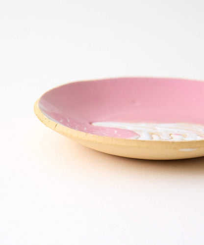 teto ceramics 《聯名》 北極熊櫻花圖案茶碟