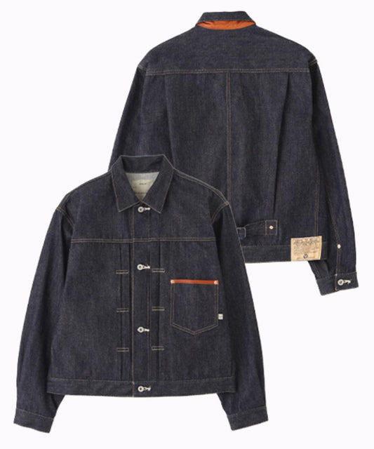 AVIREX HERITAGE DENIM Type-1 JACKET ”LEATHER” 牛仔夾克