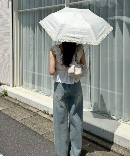晴雨兩用 荷葉邊 晴雨傘