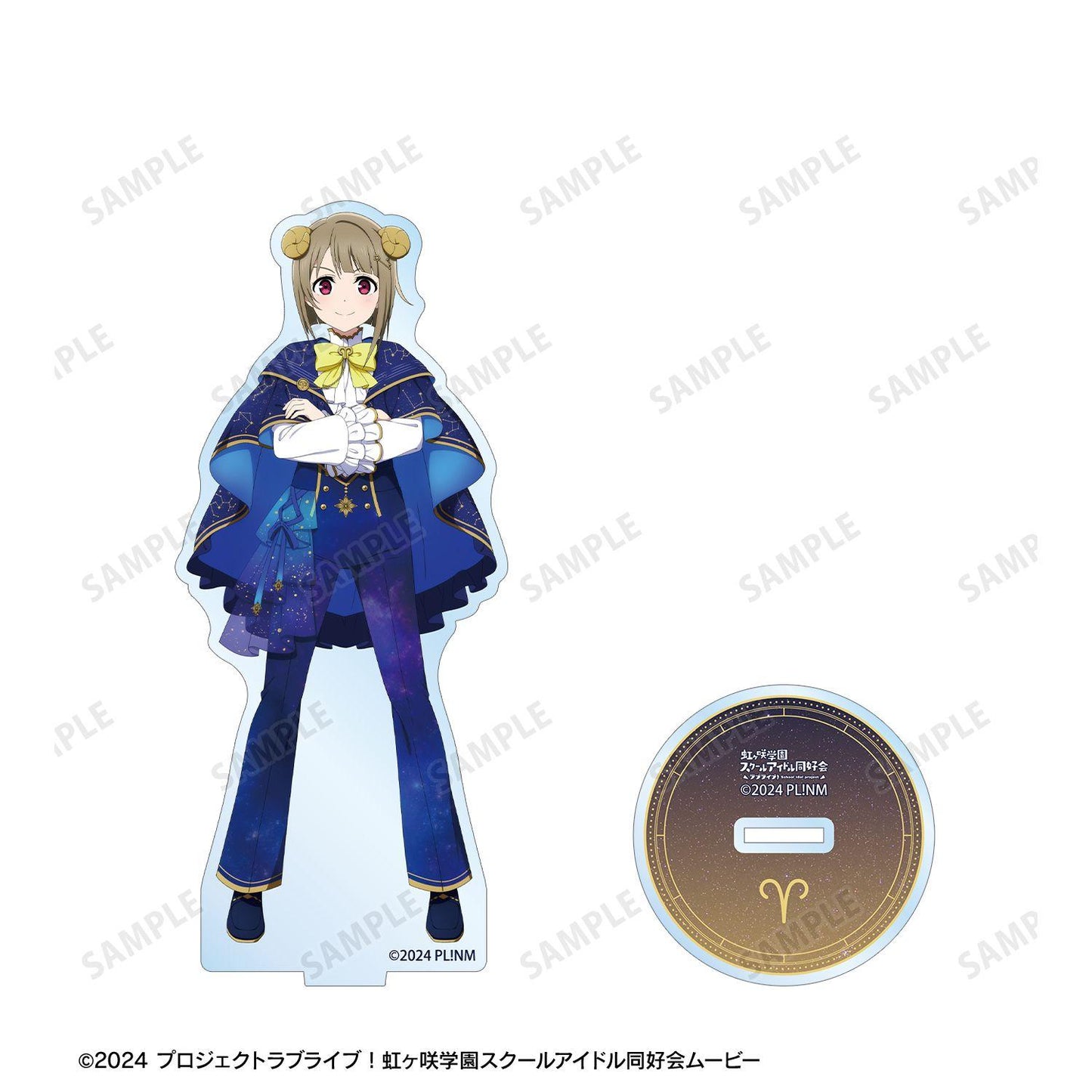 ラブライブ！虹ヶ咲學園スクールアイドル同好會（LoveLive! 虹咲學園學園偶像同好會） 全新繪製系列 中須かすみ 十二星座款 大號亞克力立牌