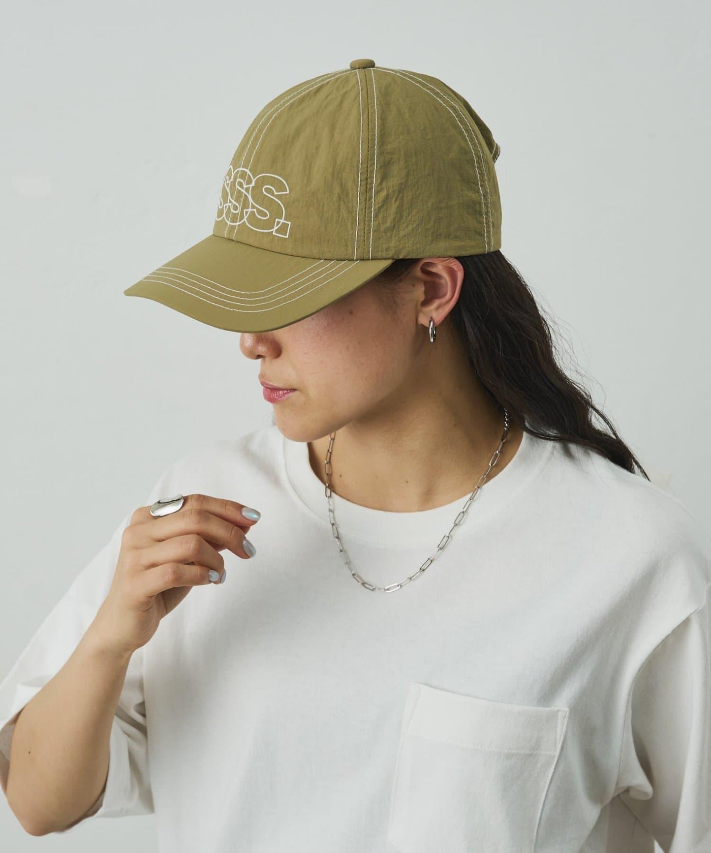 UNISEX 防潑水尼龍棒球帽