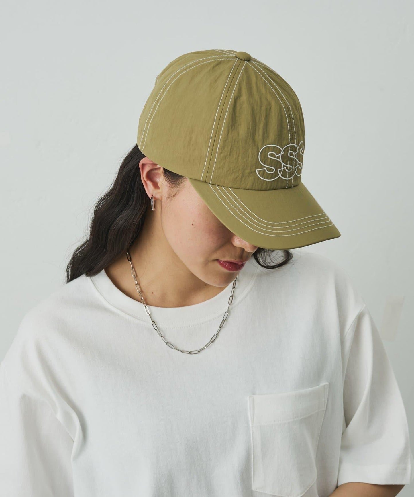 UNISEX 防潑水尼龍棒球帽