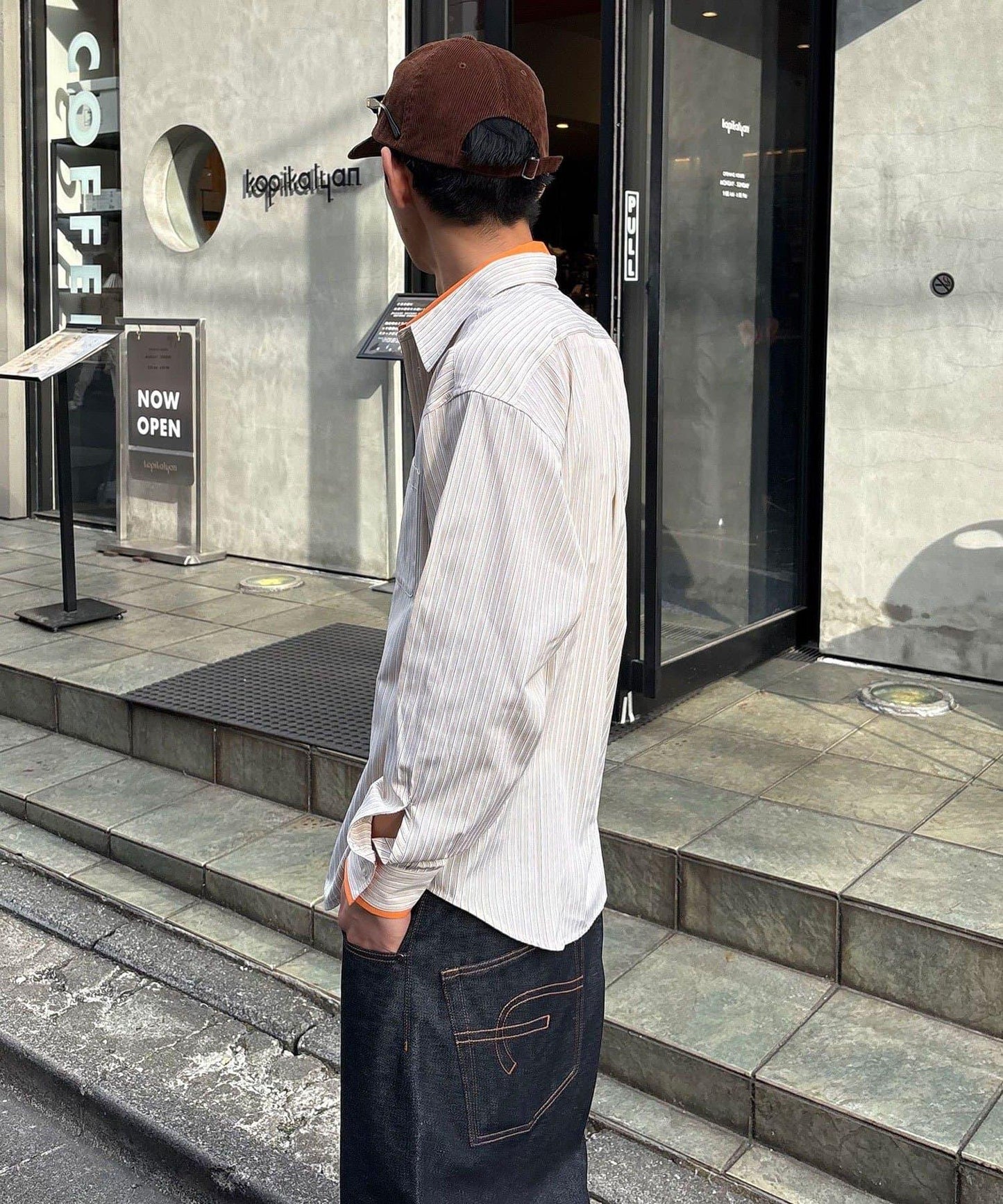 疊穿風雙領設計襯衫