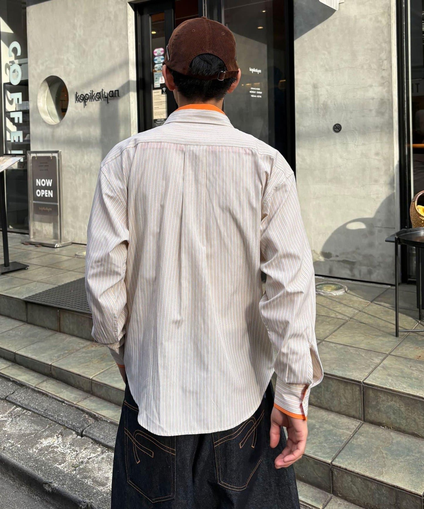 疊穿風雙領設計襯衫