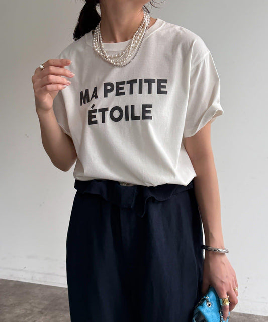 閃粉亮片logo TEE T恤