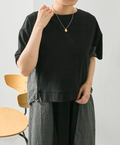 《2點セット/別々にも著れる》 拼接設計 連衣裙套裝【SUM1 STYLE】