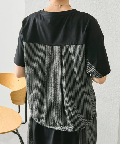 《2點セット/別々にも著れる》 拼接設計 連衣裙套裝【SUM1 STYLE】