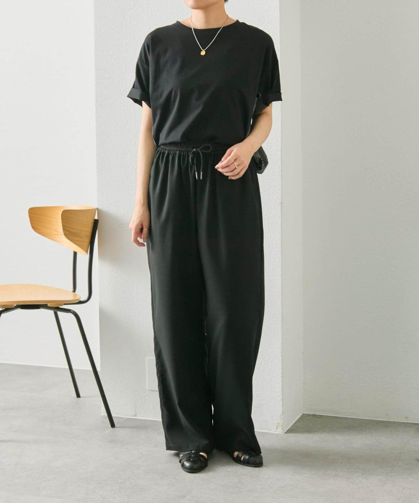《2點セット/別々にも著れる》 拼接設計 連衣裙套裝【SUM1 STYLE】