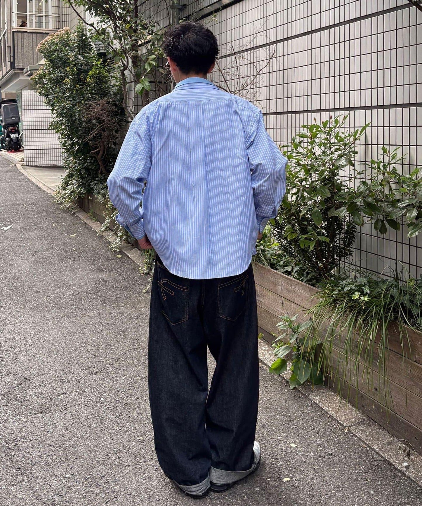 疊穿風雙領設計襯衫