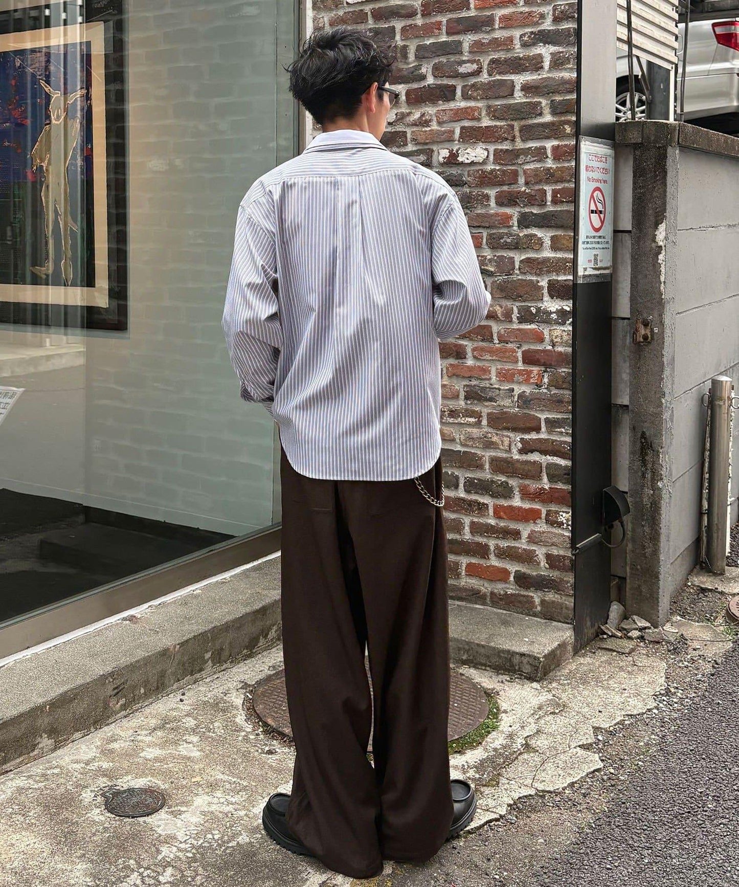 疊穿風雙領設計襯衫