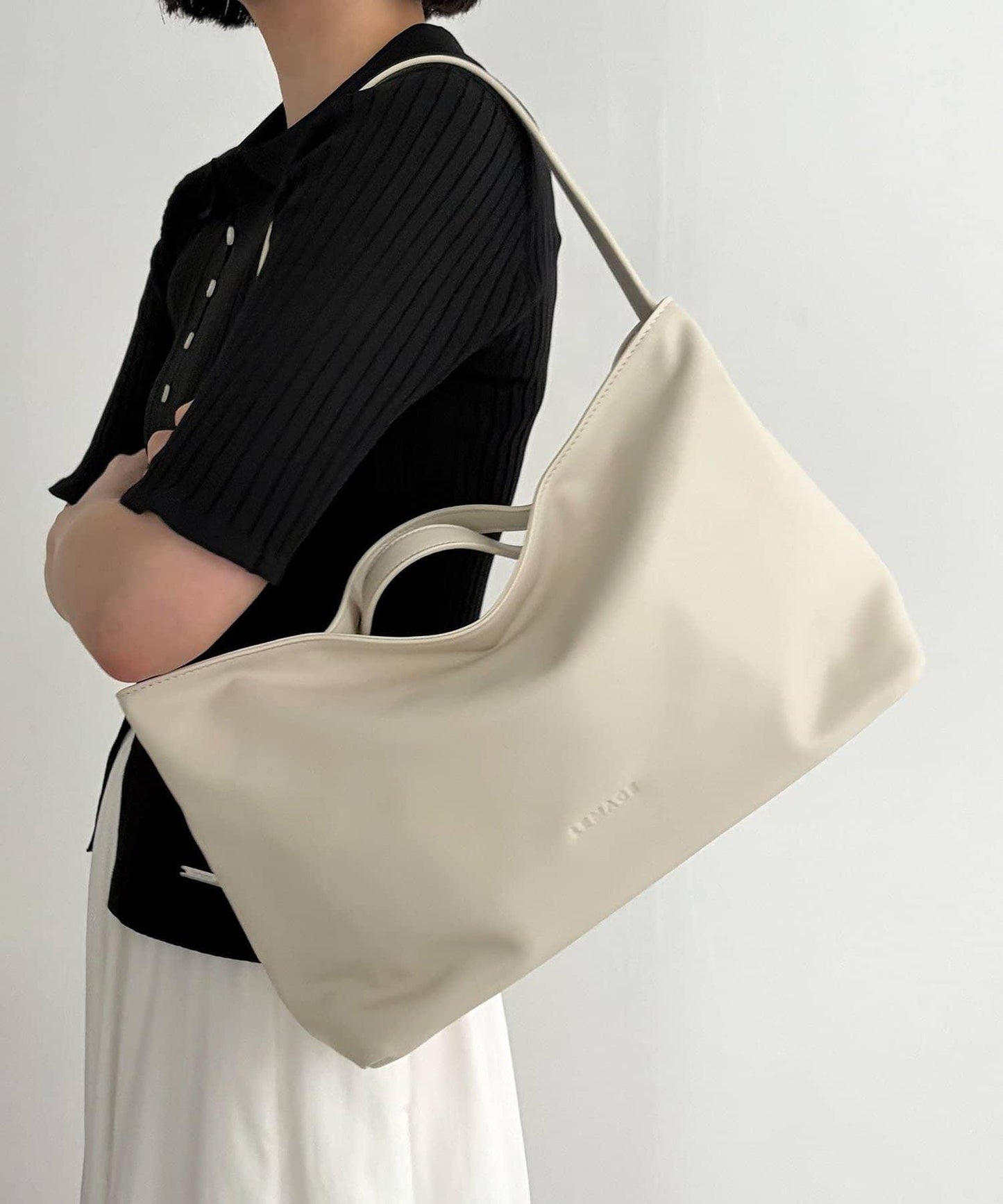 【CAPRICIEUX LE'MAGE】2WAYドレープボストンバッグ