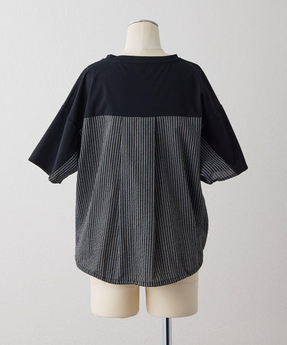 《2點セット/別々にも著れる》 拼接設計 連衣裙套裝【SUM1 STYLE】