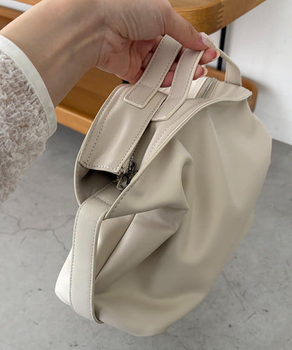 【CAPRICIEUX LE'MAGE】2WAYドレープボストンバッグ