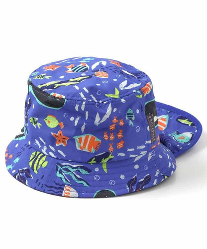ヒヨケルHAT UV防護 防潑水 接觸涼感 帶冰袋口袋 遮光 功能帽