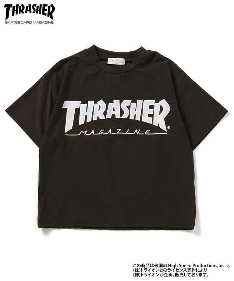 THRASHER 水陸兩用 圖案 Tシャツ