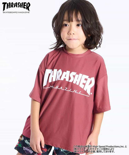 THRASHER 水陸兩用 圖案 Tシャツ
