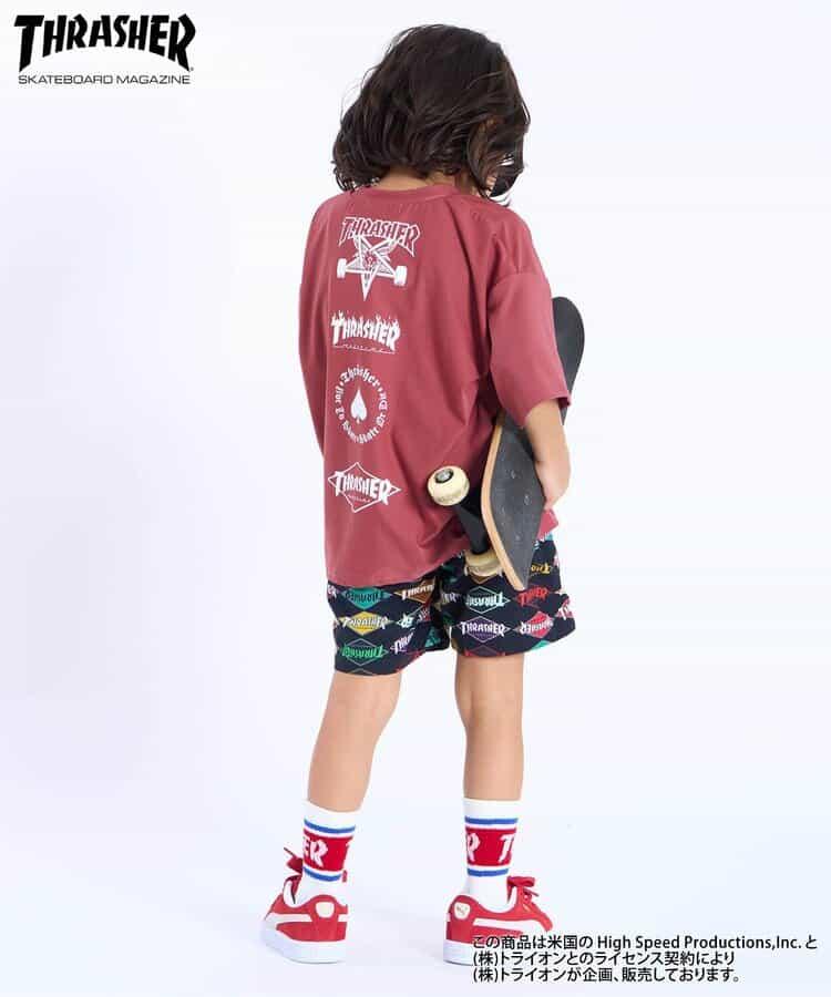 THRASHER 水陸兩用 圖案 Tシャツ
