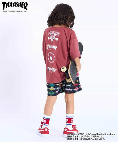 THRASHER 水陸兩用 圖案 Tシャツ