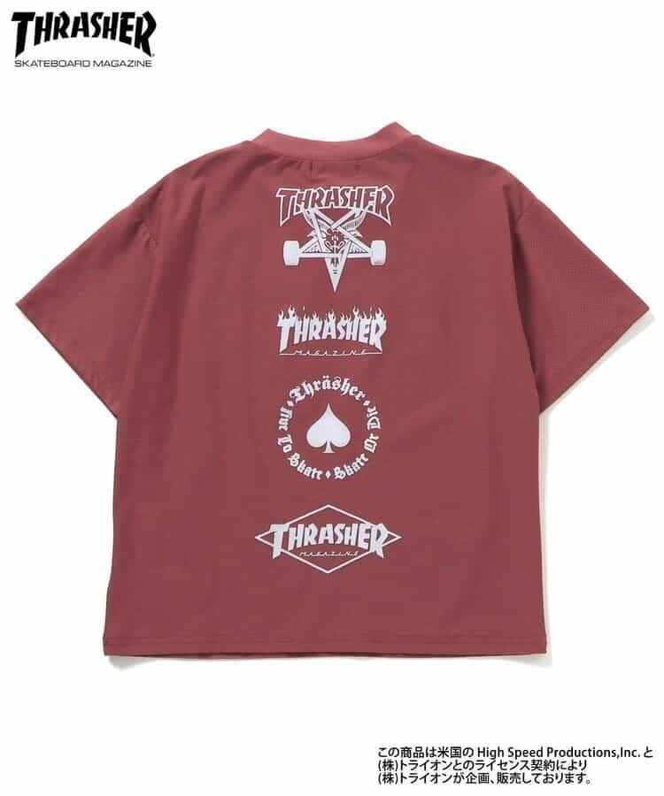 THRASHER 水陸兩用 圖案 Tシャツ