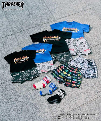 THRASHER 水陸兩用五分短褲