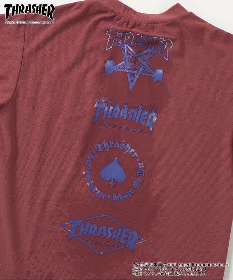 THRASHER 水陸兩用 圖案 Tシャツ