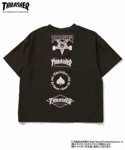 THRASHER 水陸兩用 圖案 Tシャツ