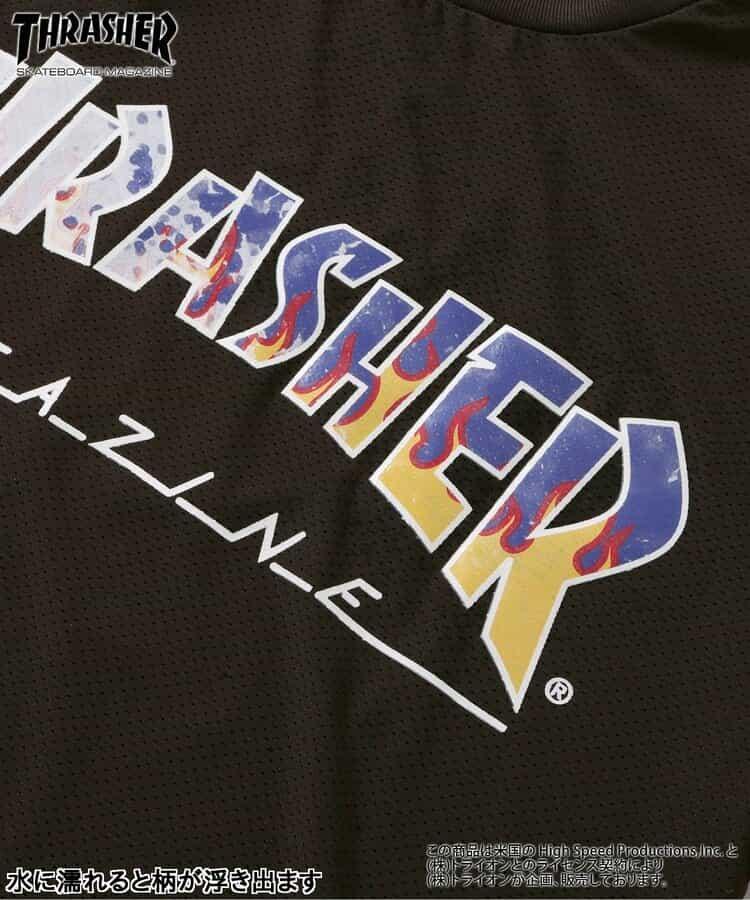THRASHER 水陸兩用 圖案 Tシャツ