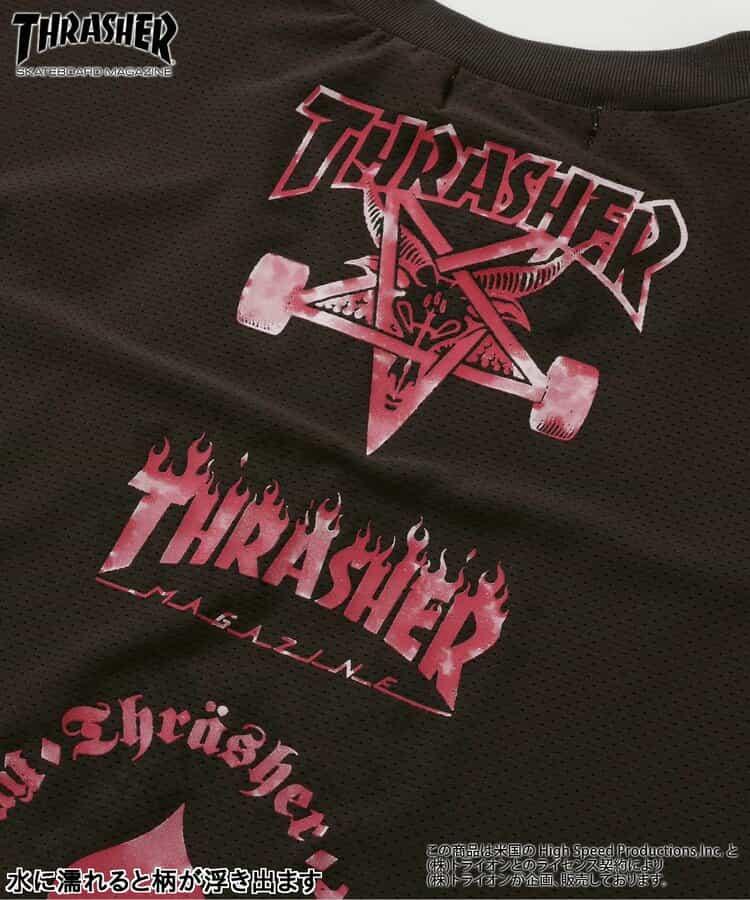 THRASHER 水陸兩用 圖案 Tシャツ