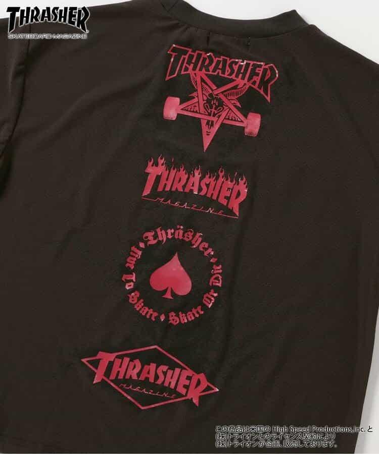 THRASHER 水陸兩用 圖案 Tシャツ