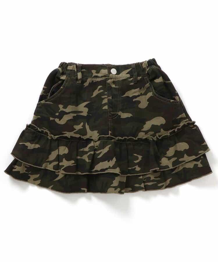 後背Logo荷葉邊裙褲