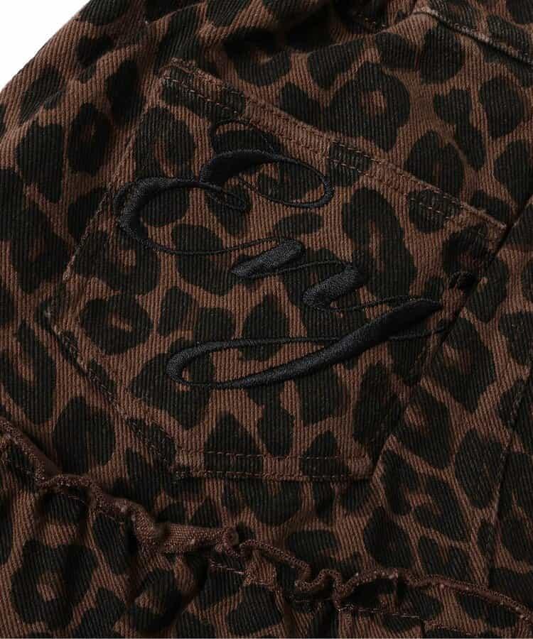 後背Logo荷葉邊裙褲