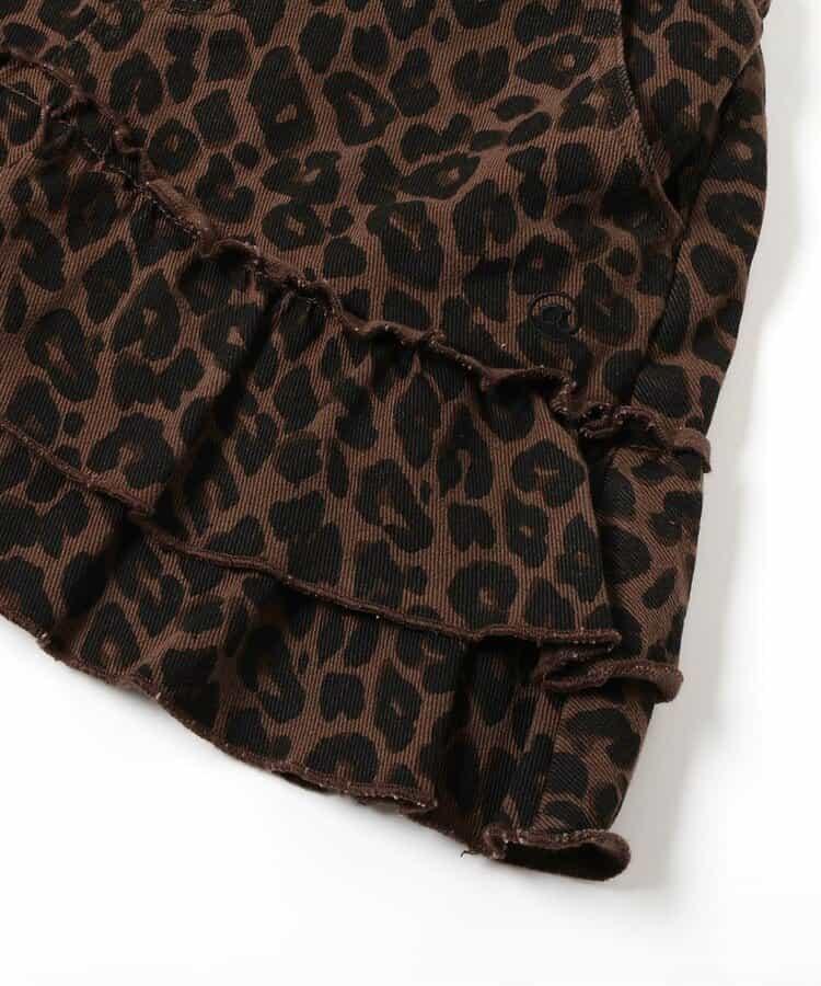 後背Logo荷葉邊裙褲