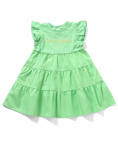 水果logo層疊連衣裙