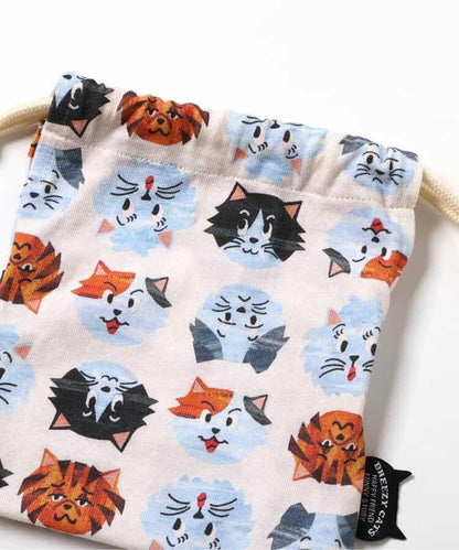 BREEZY CATS 全印花 束口袋