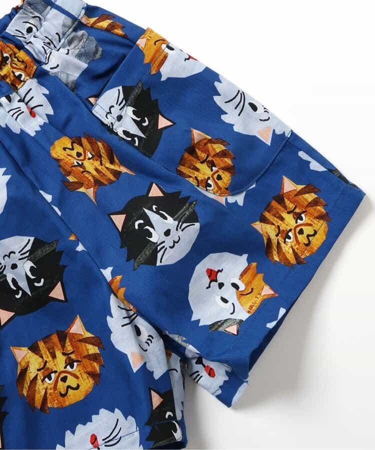 BREEZY CATS 滿版印花 四分丈 短褲
