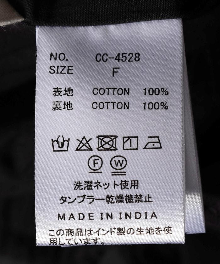 sheer cotton 3D embroidery easy 休閒褲