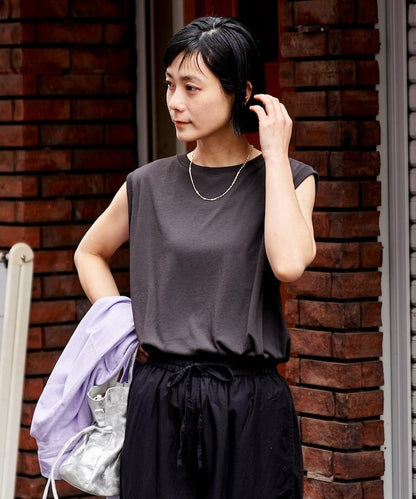 防汗漬 無袖 平紋針織 遮熱 防紫外線 T恤