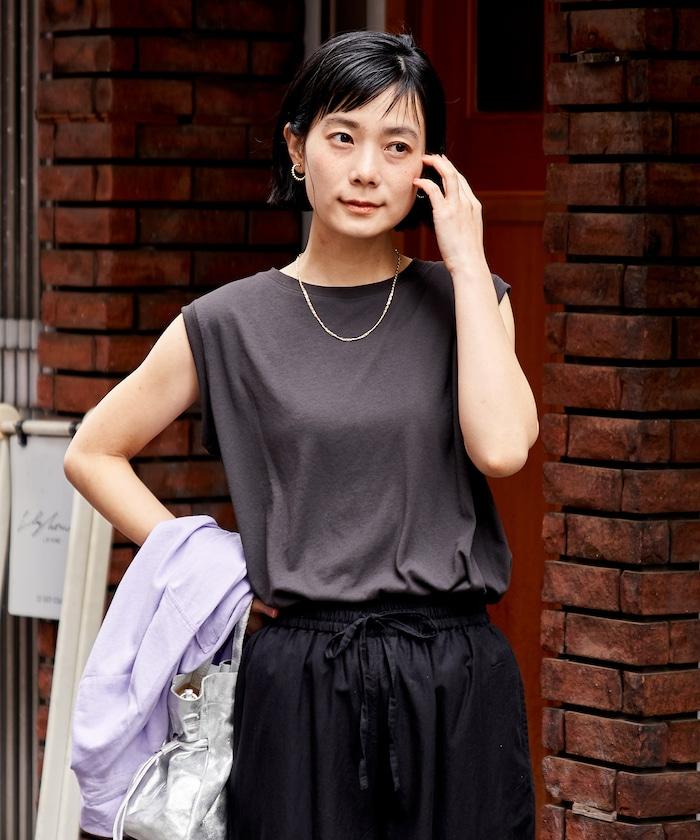 防汗漬 無袖 平紋針織 遮熱 防紫外線 T恤