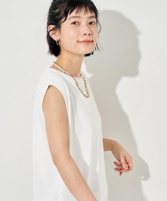 防汗漬 無袖 平紋針織 遮熱 防紫外線 T恤