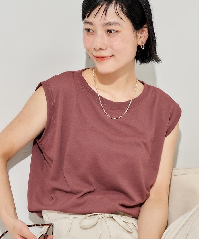 防汗漬 無袖 平紋針織 遮熱 防紫外線 T恤
