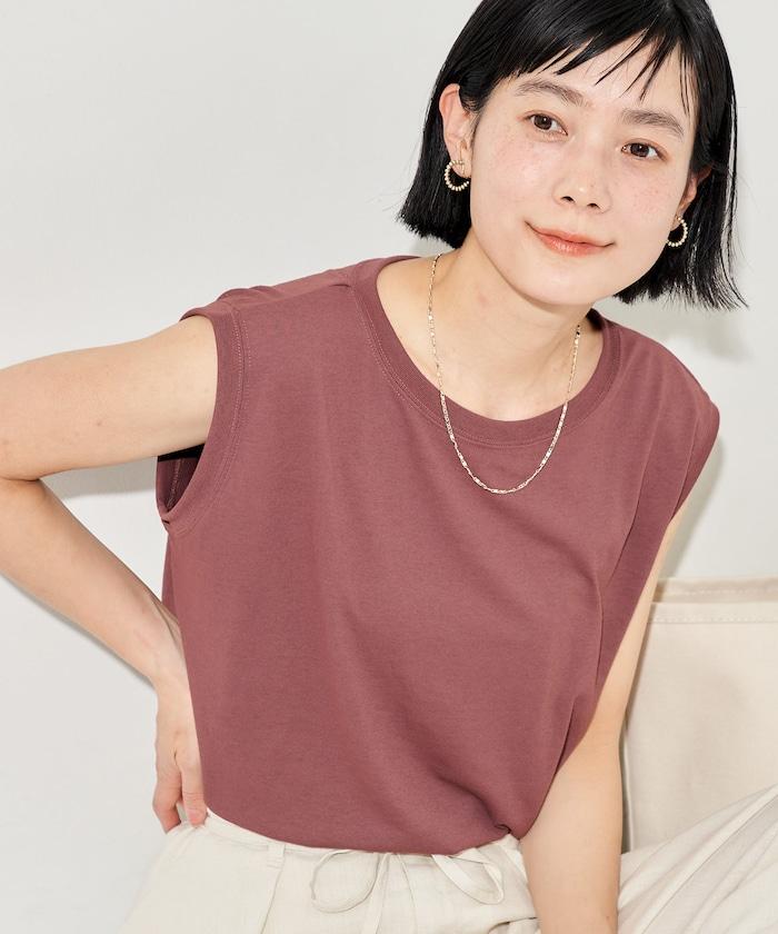 防汗漬 無袖 平紋針織 遮熱 防紫外線 T恤