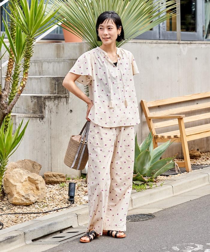 印度全幅刺繡 休閒褲（可成套搭配）