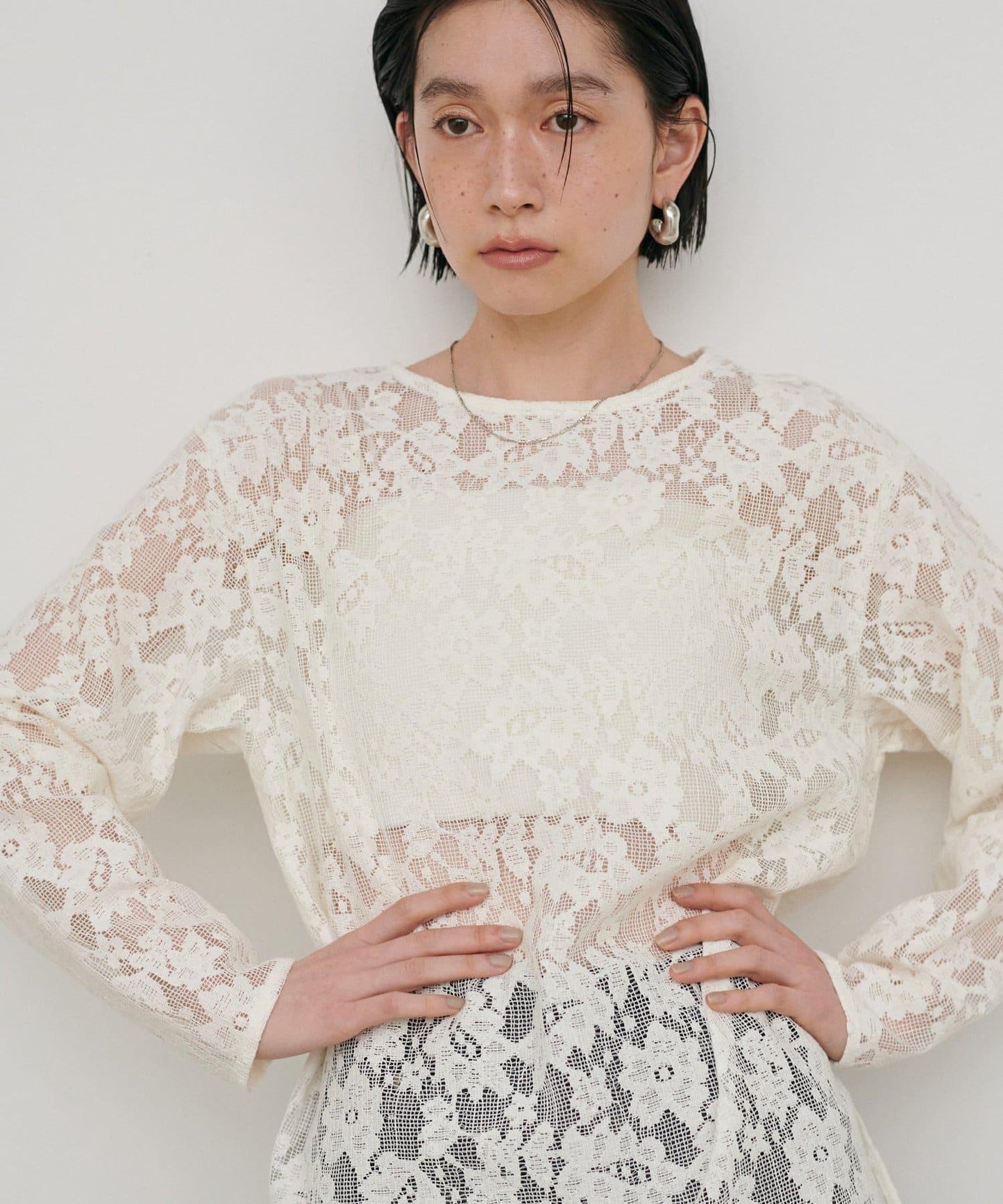 花卉刺繡女式襯衫