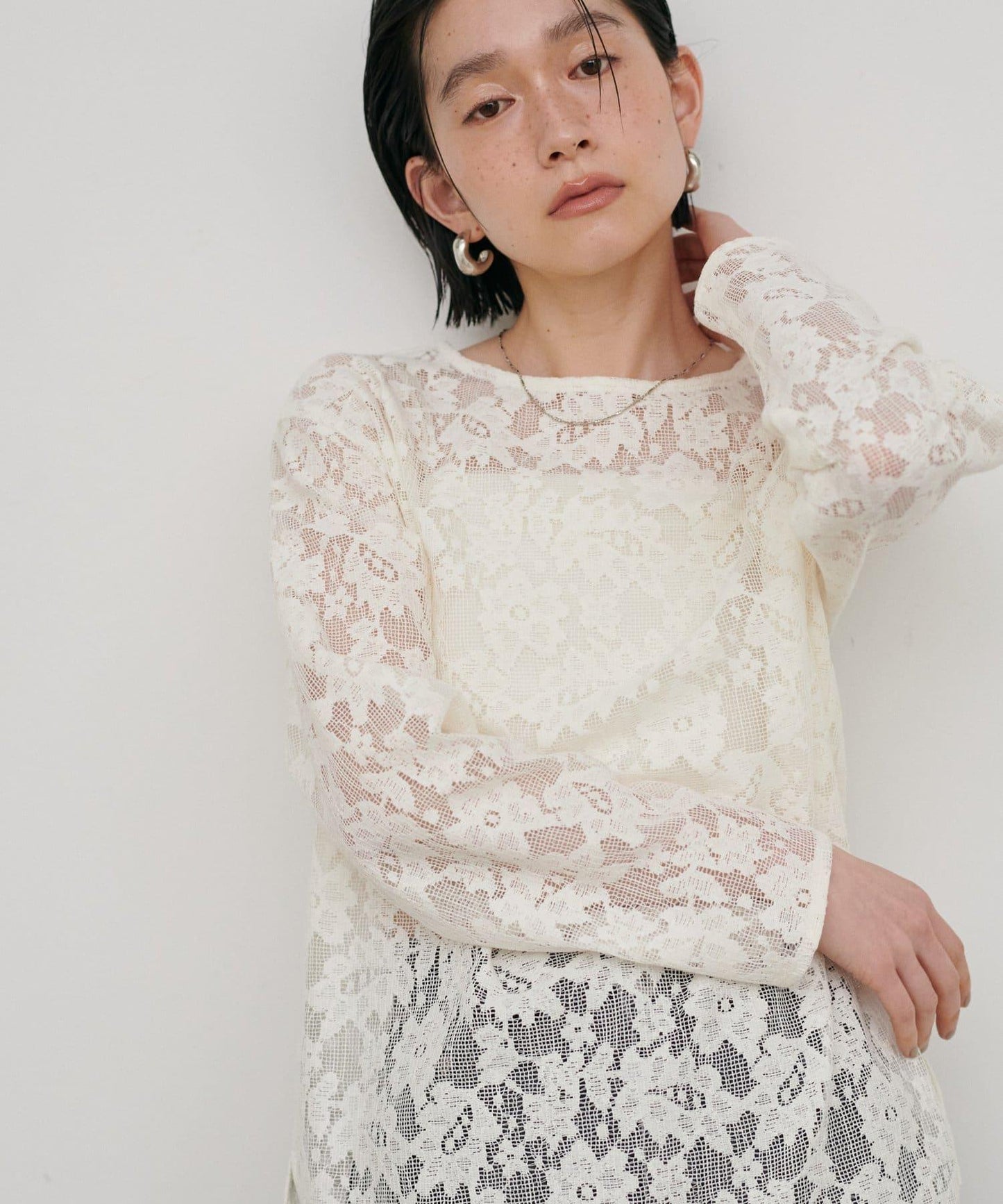 花卉刺繡女式襯衫